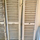 4 patinated shutters