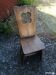 Rare brutalist oak chaise from the 20th century.