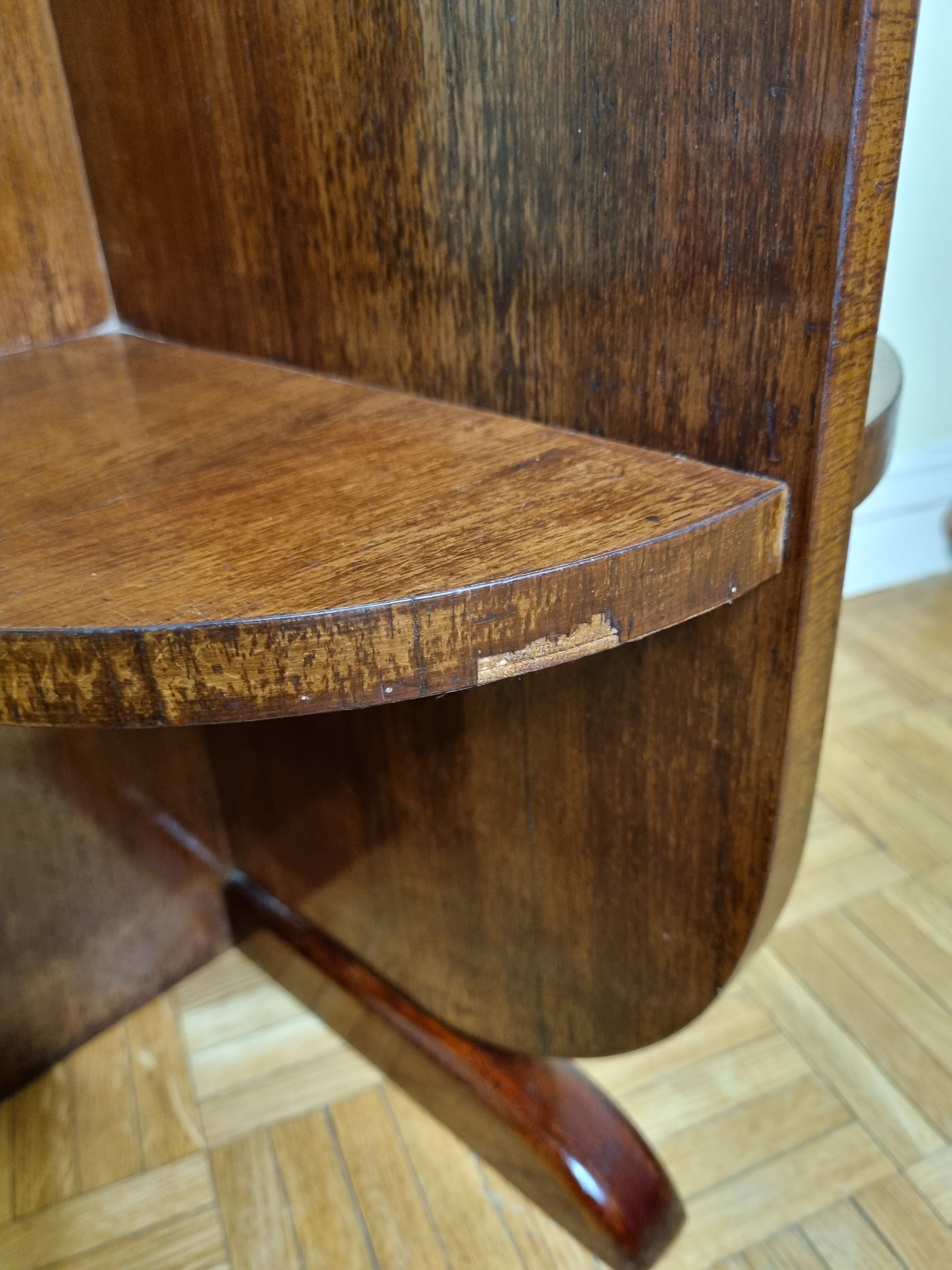 Half-round art deco style console