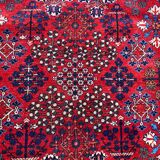 Large handmade former Persian Joshaghan rug 242x335 cm