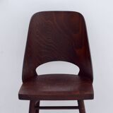 Set of 8 Mid Century Modern Dining Chairs by Radomir Hofman for TON, Model 514