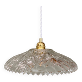 Vintage glass lampshade pendant light - tableware collection -