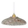 Vintage glass lampshade pendant light - tableware collection -