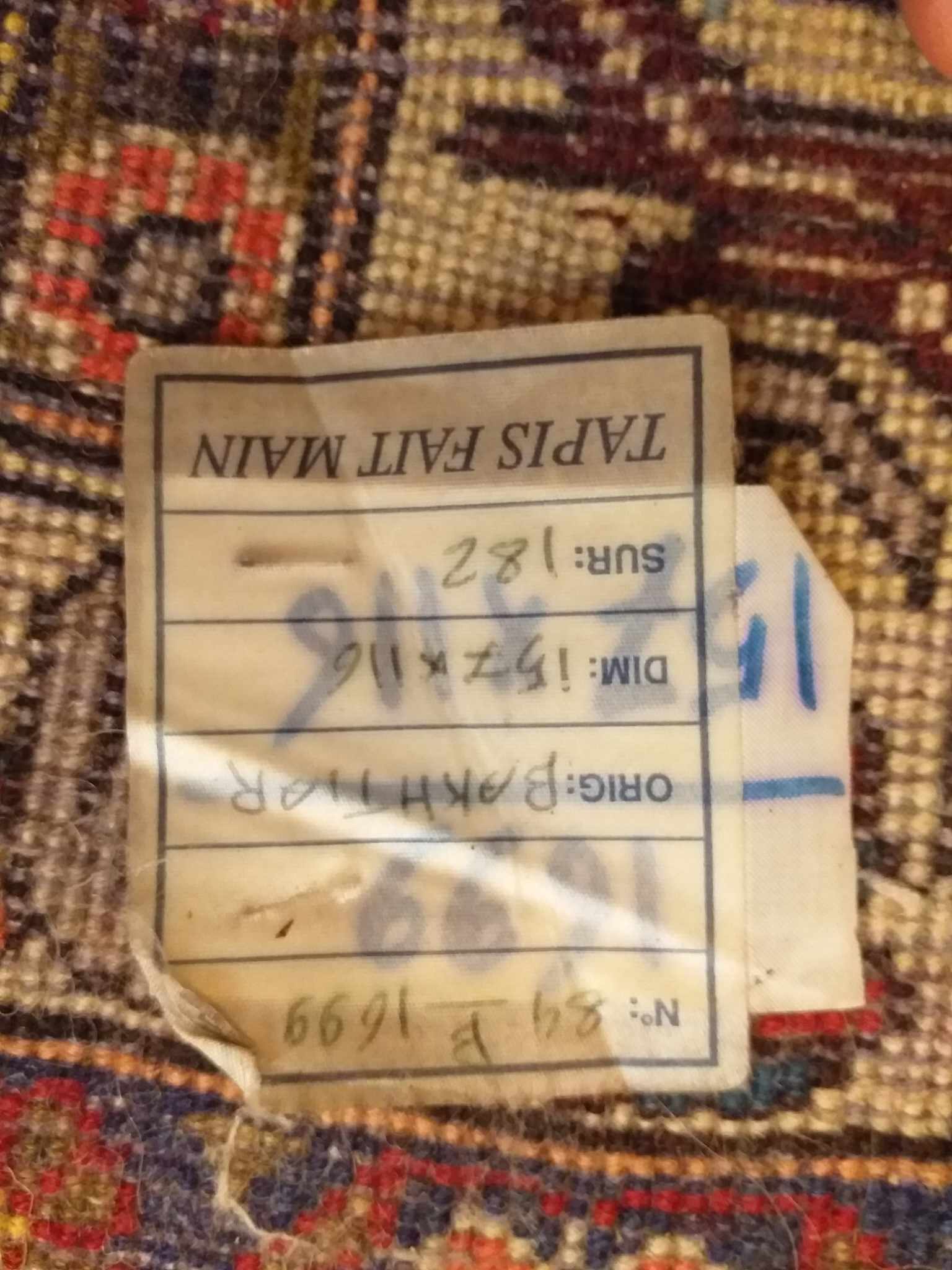 Bachtiar Djahad Persian Rug 157x116cm