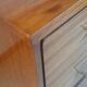 Commode en bois vernis, années 80