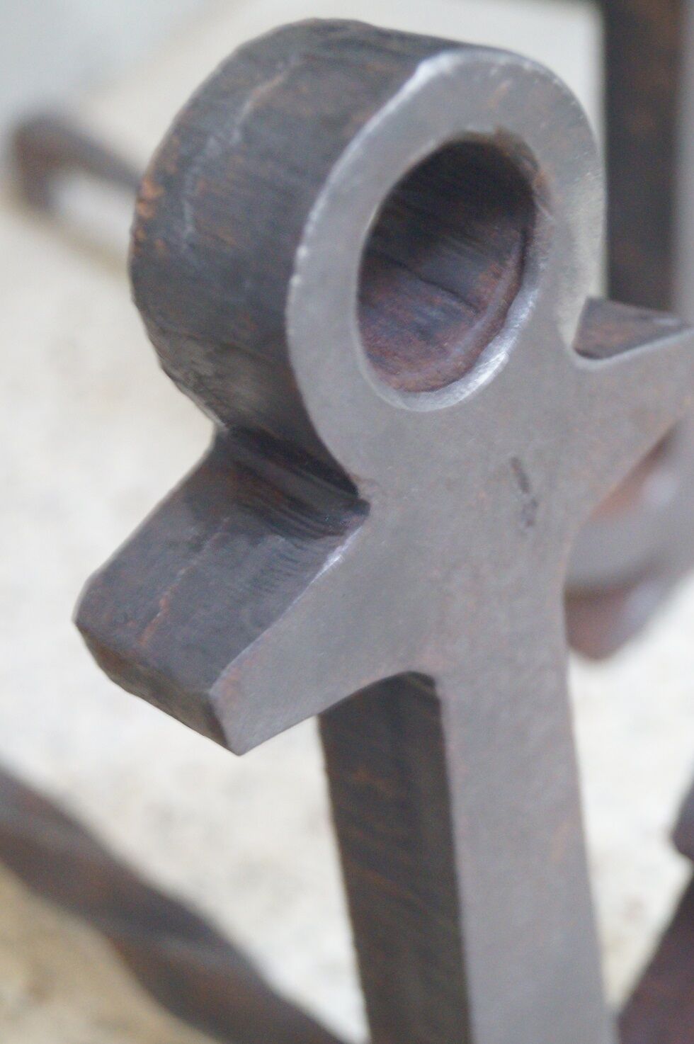 Pair of navy ink chenet 1960