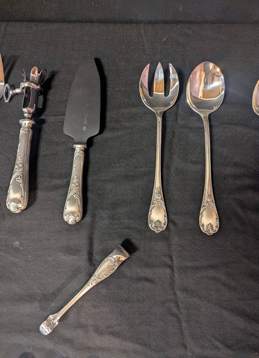Christofle cutlery set – Marly model – 164 pieces – silver-plated metal
