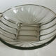 Art Deco pressed moulded glass bowl made in France