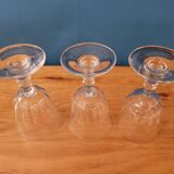 12 verres à vin en cristal Clermont
