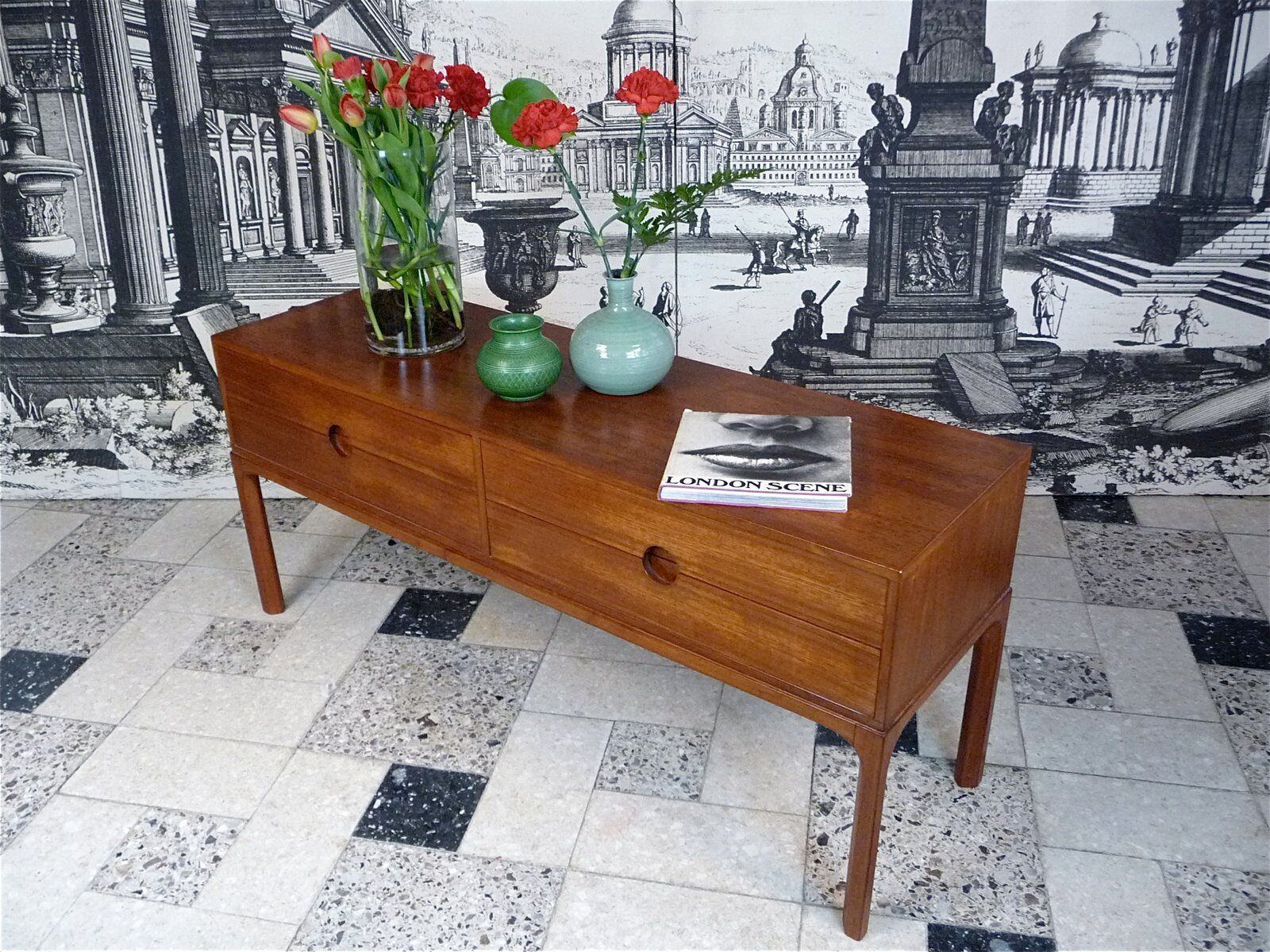 Sideboard in teak from Aksel Kjersgaard, Denmark 1960s