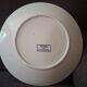 Service of 33 plates and compote dish Royat U&C Sarreguemines 1900 in blue ironstone.