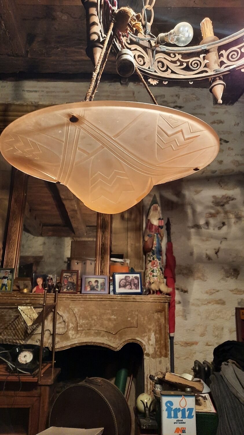 Art Deco chandelier Degué