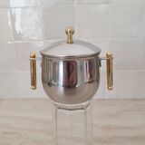 Stainless steel sugar bowl GA 18/10 made in Italy