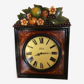 Country Corner wooden wall clock