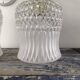 Pair of glass and ceramic wall lights