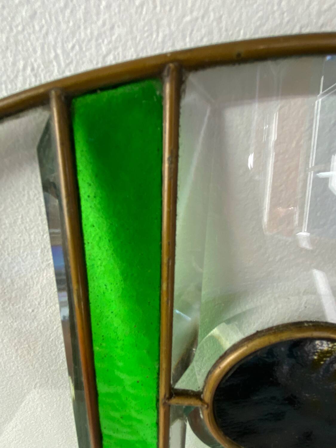 Stained glass beveled and cabochon