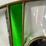 Stained glass beveled and cabochon