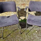 Set of 2 David Rowland 40/4 armchairs for Howe