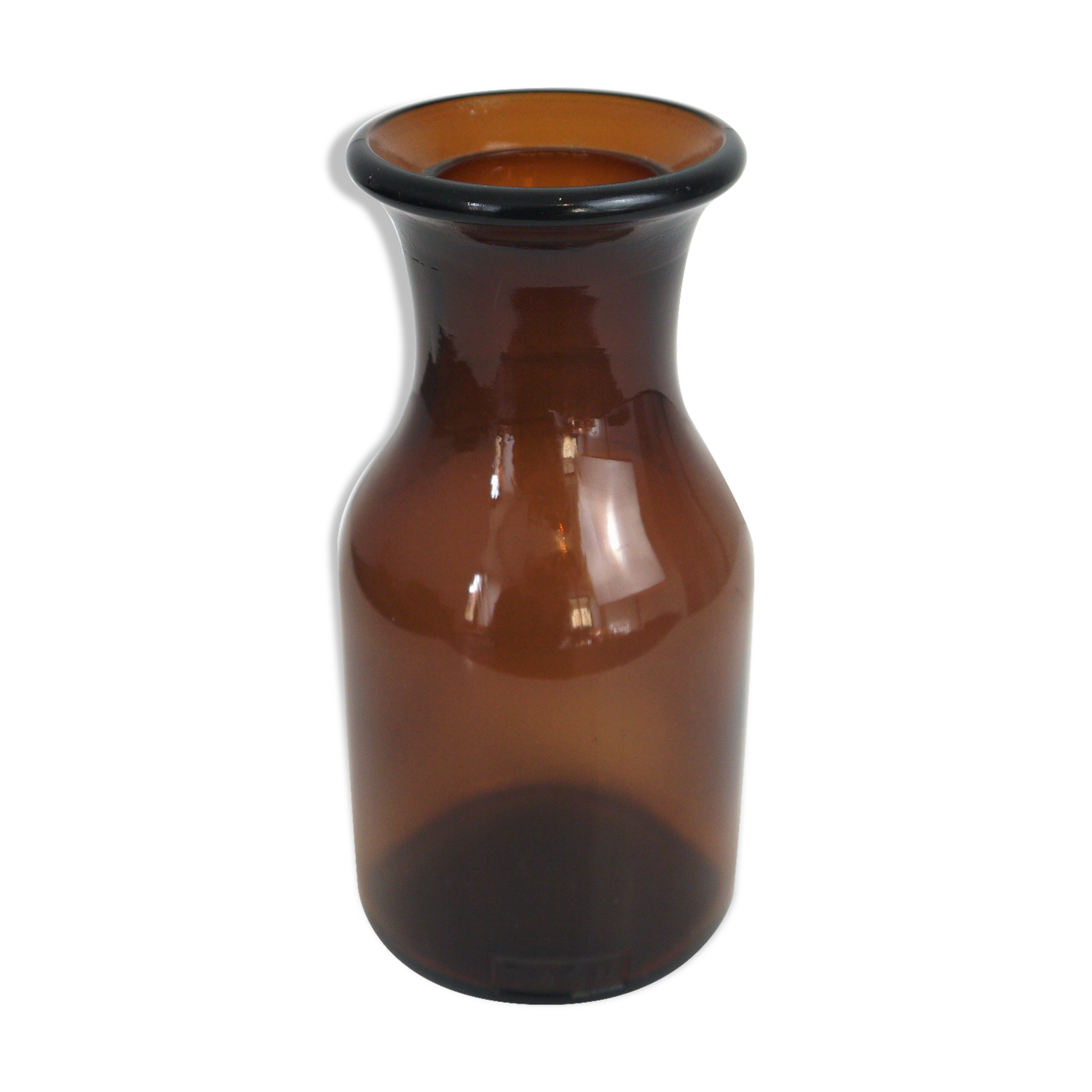 Dash brown glass bottle