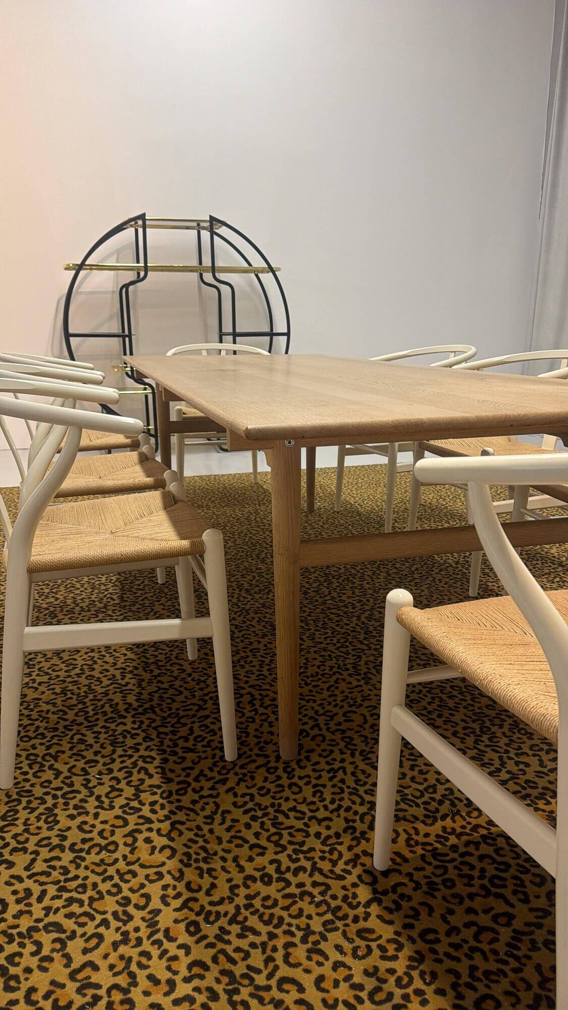 Large Hans J Wegner ‘CH327’ dining table in oak and soap for Carl Hansen & Son Denmark 1960’s