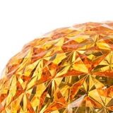 Suspension planet de kartell jaune or scintillante