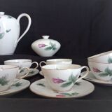 KPM Krister porcelain coffee service for 9 people, Germany