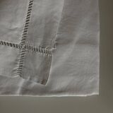 Set drap paire de taies en fil de lin de trousseau largeur 240cm RT