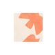 Peinture orange illustration oiseaux signée Eawy