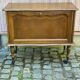 Bar vintage Louis XV sur roulettes en bois des années 60