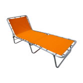 Chaise longue transat pliant vintage