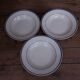 Lot de 3 assiettes creuses « Moulin des Loups – Louvois »