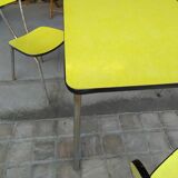 Table and chairs in 50s formica