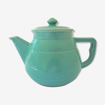Water green ceramic teapot