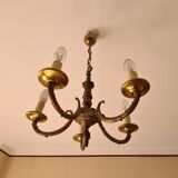 Old 4 branch chandelier