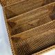 Vintage woven rattan storage box with compartments