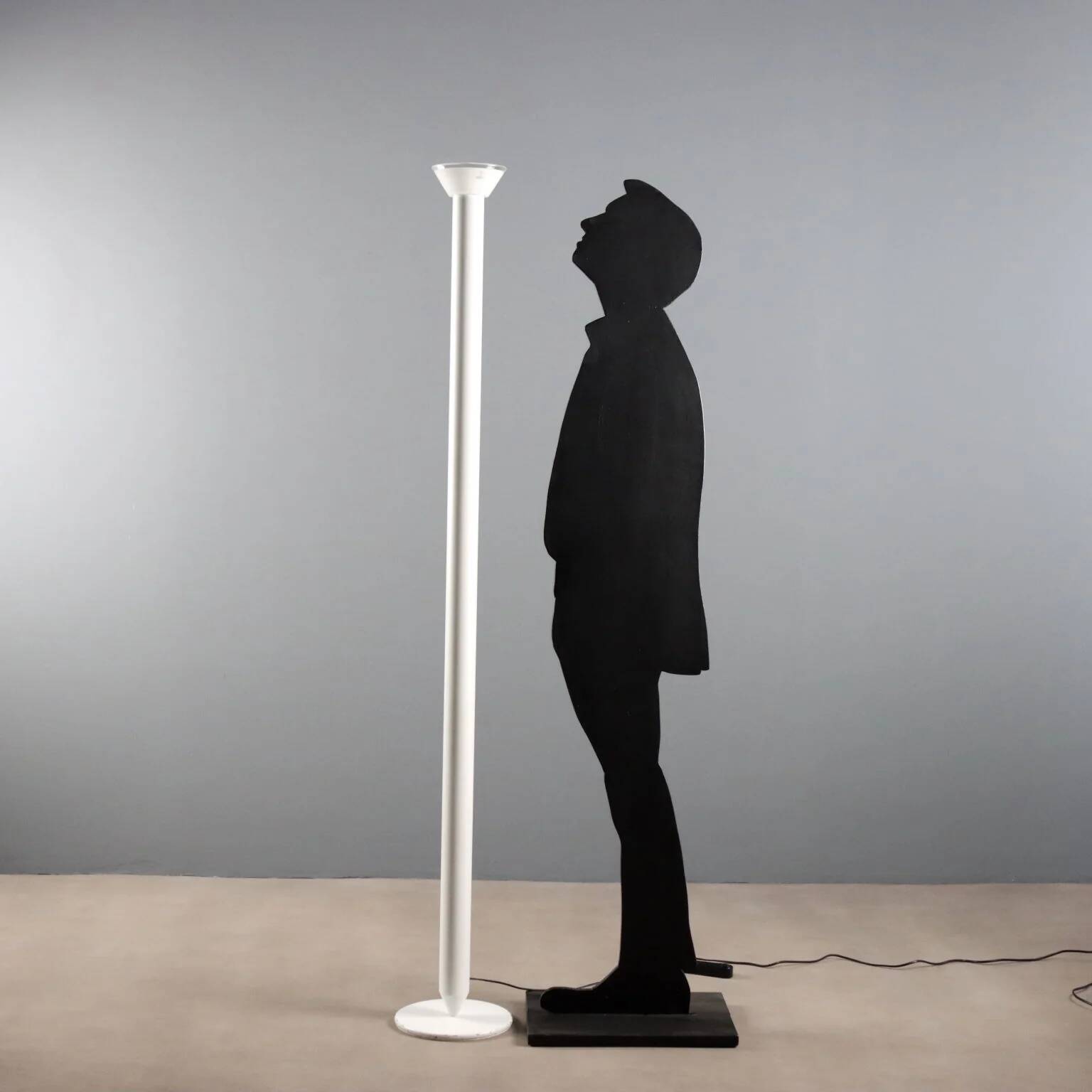 Vintage Murano glass floor lamp, Italian design 1980s-1990s