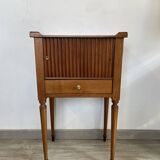 Directory bedside table in cherry wood circa 1800