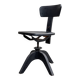 Stella industrial office chair – 1950s – adjustable and swivel.