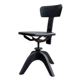 Stella industrial office chair – 1950s – adjustable and swivel.