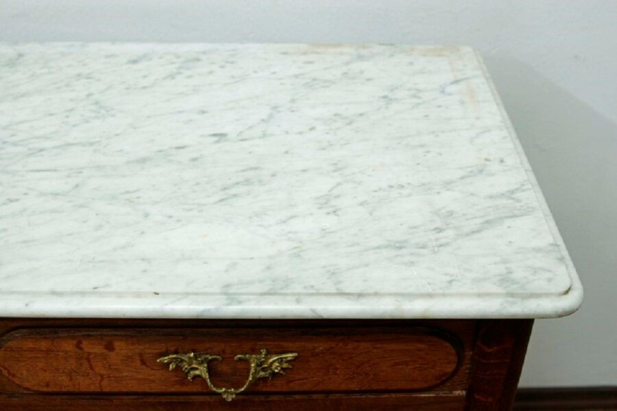Dresser with marble top