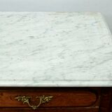 Commode avec plateau en marbre