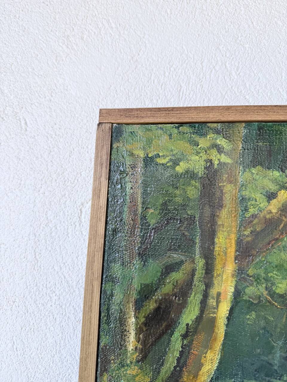 Oil painting "jungle" forest landscape