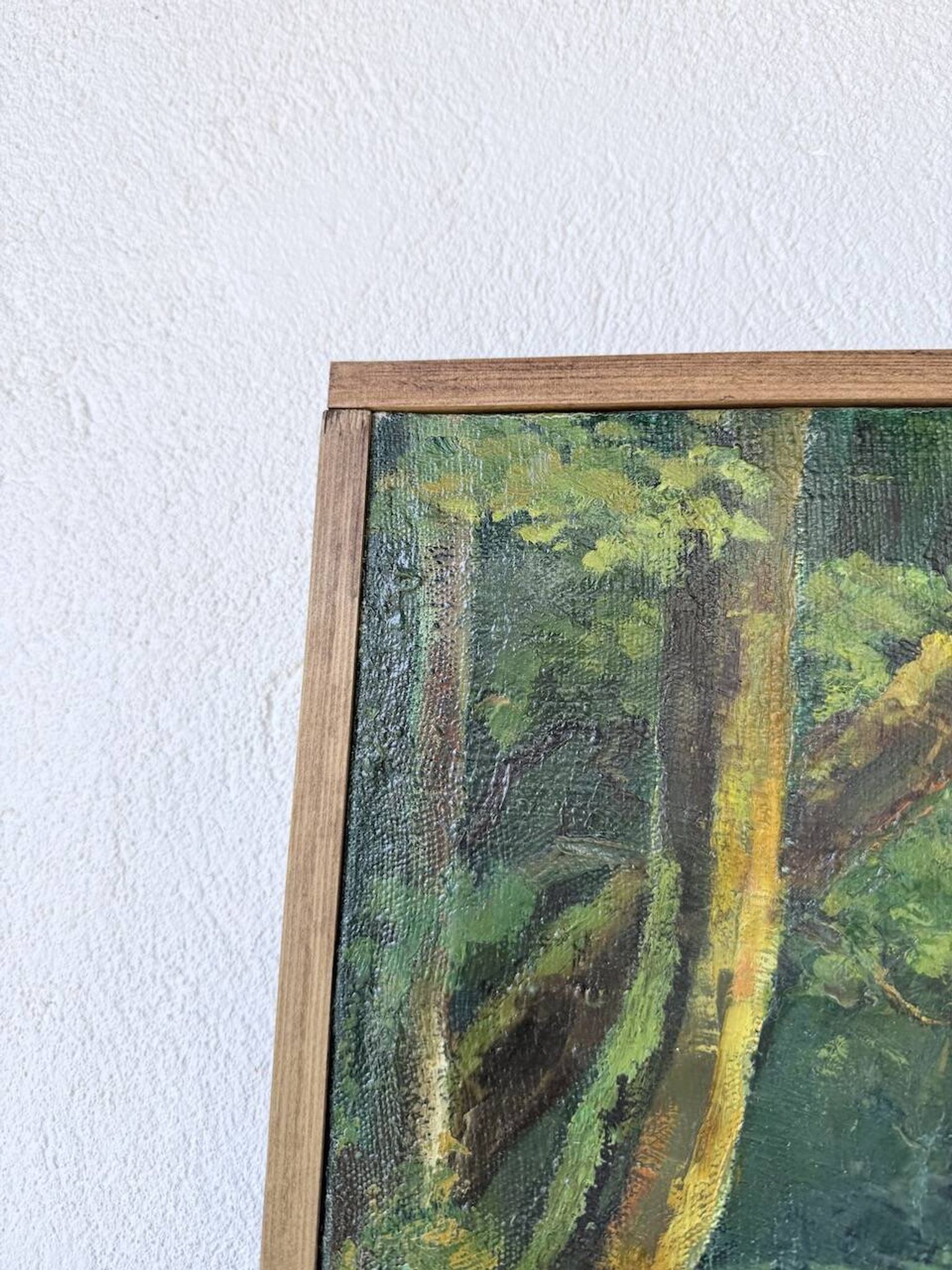Oil painting "jungle" forest landscape