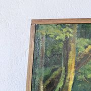 Oil painting "jungle" forest landscape