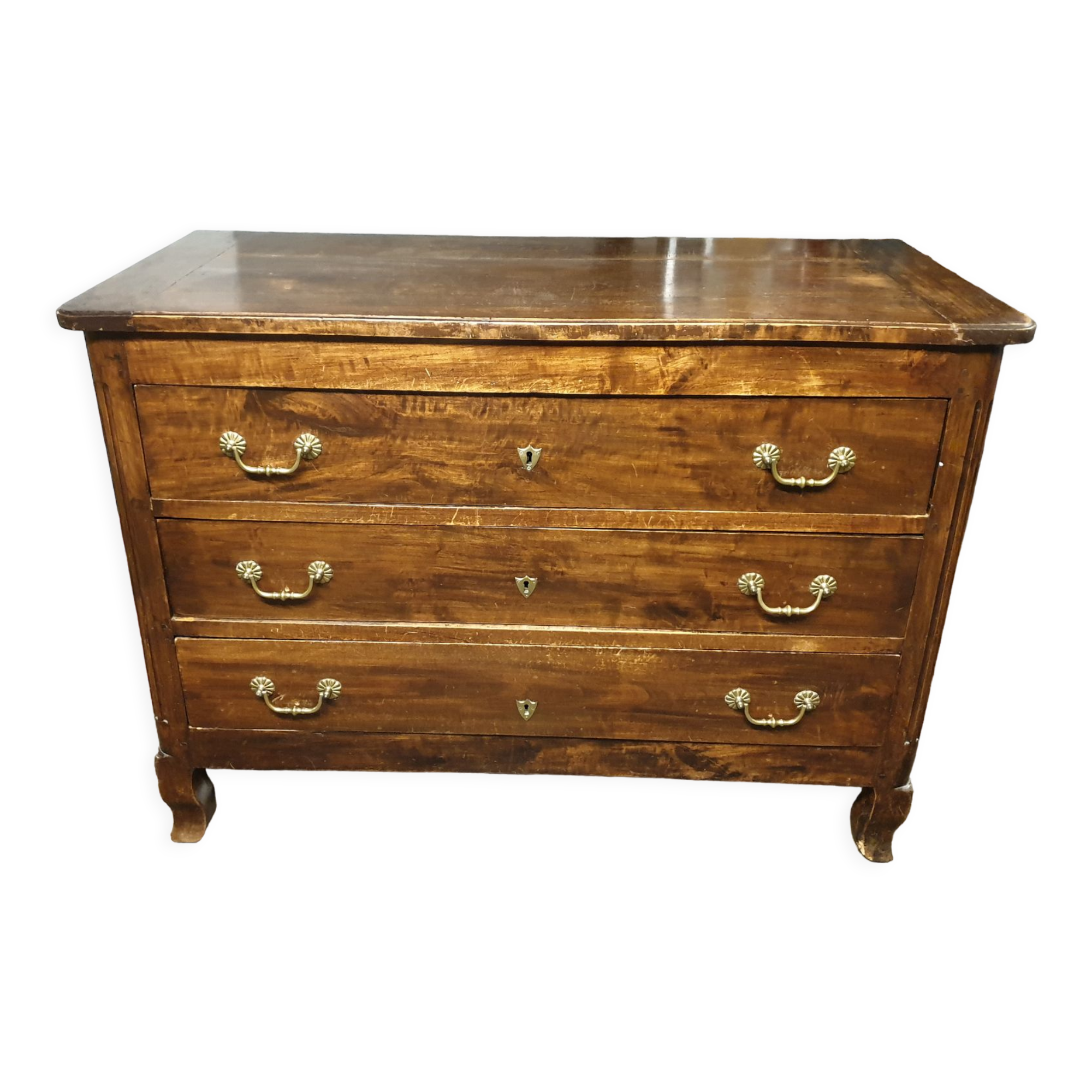 Louis XVI walnut chest of drawers