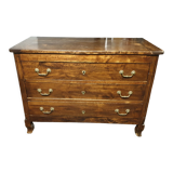 Louis XVI walnut chest of drawers