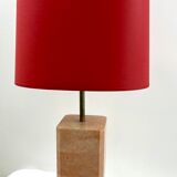 Table lamp in vintage marble