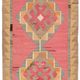 Turkish Handwoven Vintage Herki Kilim 102 cm x 322 cm