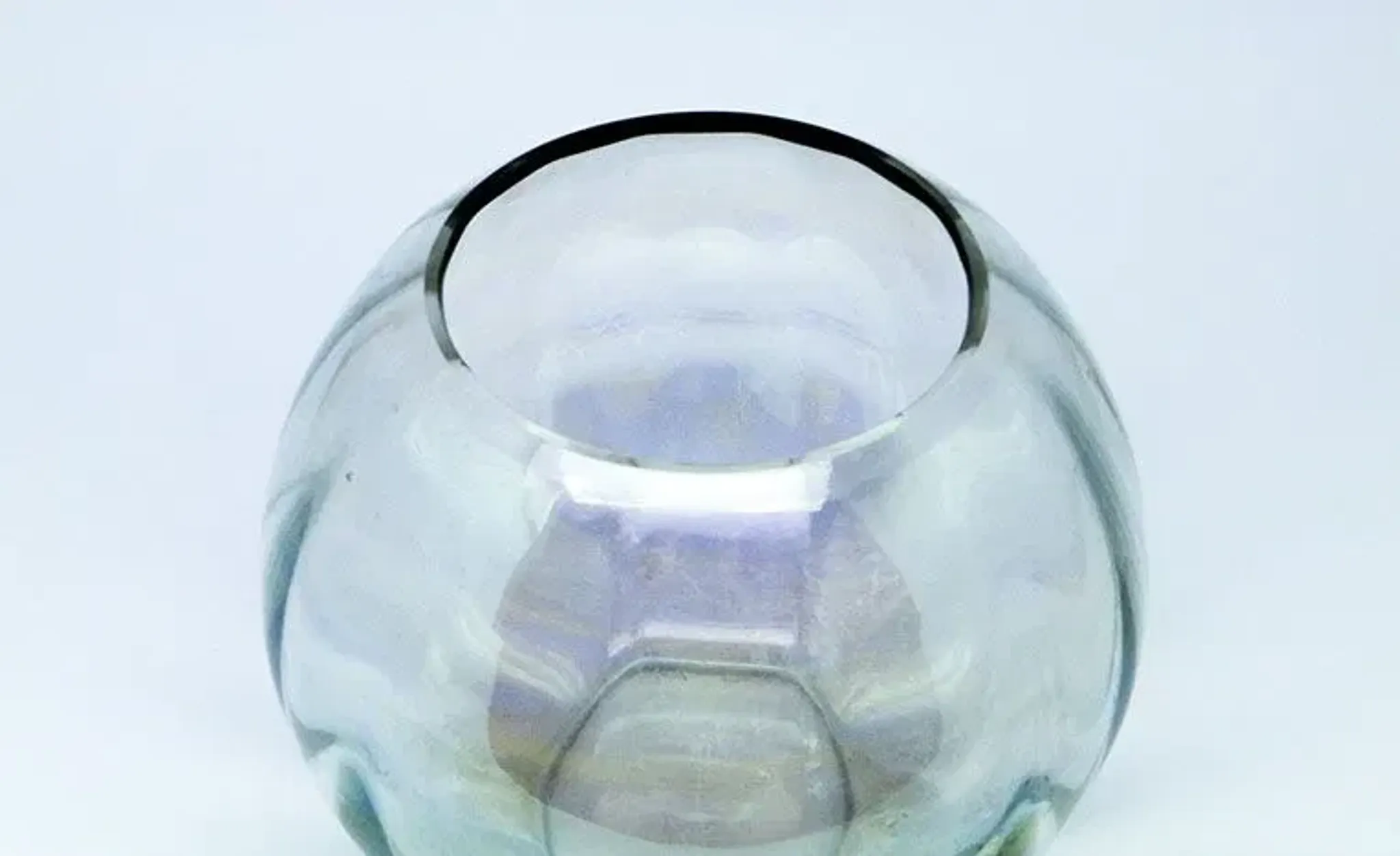 E2E Huta Niemen ball vase ART DECO no. 1590