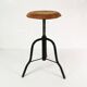 Bauhaus swivel stool, Czechoslovakia, 1960s